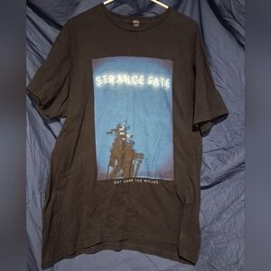 Out Came The Wolves - Strange Fate 2016 Album Release Tour Shirt Rare Metalcore